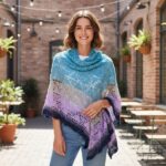 Πλεκτή εσάρπα NERIDA σε casual chic καθημερινό styling