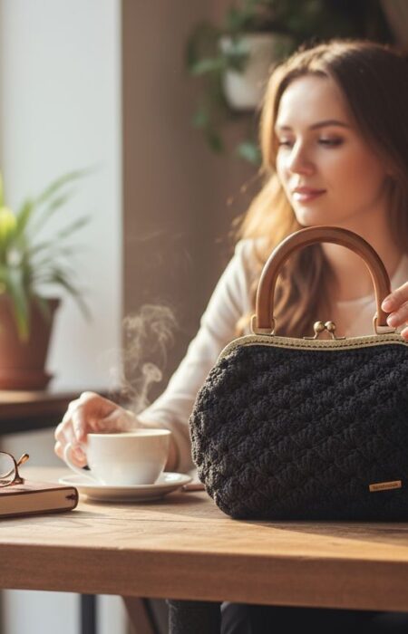 elegance-noir-crochet-bag-coffee-scene